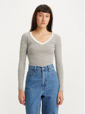 Levi's® Levi's® T-shirt Baby Tee A48910003 Bleu Slim Fit