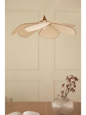 MIAhome MIAhome Lampa wisząca Benavid Ø100 cm Beżowy