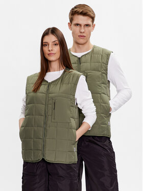 Rains Rains Gilet 18160 Verde Regular Fit