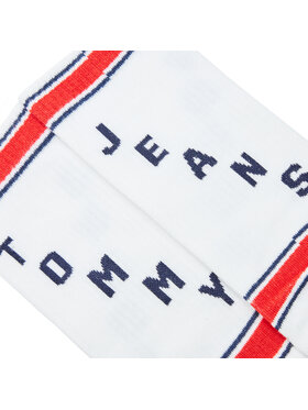 Tommy Jeans Visoke Nogavice Unisex 701223426 Bela