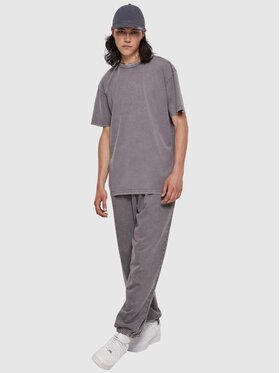 Urban Classics Urban Classics T-Shirt Koszulka Z Krótkim Rękawem Oversize Męska Jasna Szara Urban Classics TB6221 XL Szary Oversize