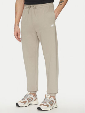 New Balance New Balance Pantaloni da tuta Essentials MP41519 Beige Relaxed Fit