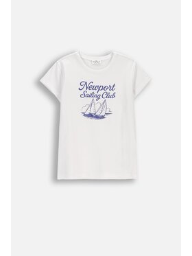 Coccodrillo Coccodrillo T-Shirt WC6143206VGB-001 Biały Regular Fit
