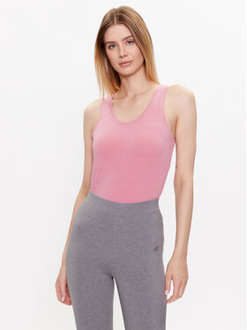 4F 4F Felső 4FSS23TTSHF581 Rózsaszín Regular Fit