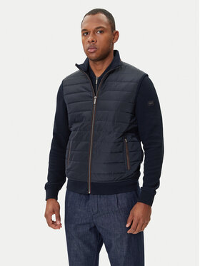 Bugatti Bugatti Vestă elegantă 8800-85051D Bleumarin Regular Fit