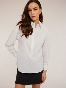 Motivi Motivi Camicia 5195Q000741N011 Bianco Regular Fit