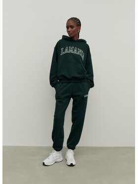 La Mania La Mania Spodnie dresowe MATCH 2 Zielony Classic Fit