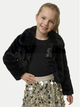Guess Guess Шуба J6BL06 W3998 Чорний Regular Fit