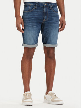 Tommy Jeans Tommy Jeans Kratke traperice Ronnie DM0DM22980 Tamnoplava Slim Fit