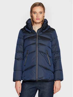 Geox Geox Pūkinė striukė Adrya W2626A T2566 F4475 Tamsiai mėlyna Regular Fit