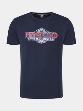Petrol Industries Petrol Industries T-Shirt M-1040-TSR602 Σκούρο μπλε Regular Fit