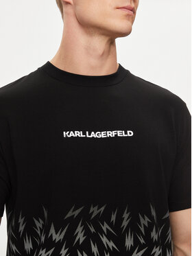 KARL LAGERFELD T-shirt 755033 542221 Crna Regular Fit