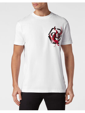 PHILIPP PLEIN PHILIPP PLEIN T-shirt 15639 Bianco Regular Fit