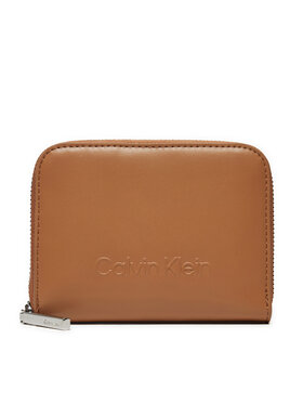 Calvin Klein Calvin Klein Πορτοφόλι Embossed Logo Zip Md K60K612437 Καφέ
