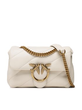 PINKO PINKO Geantă Love Mini Puff Cl PE 23 PLTT 100039 A0F2 Écru