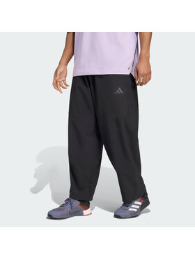 adidas adidas Spodnie materiałowe 151929 Czarny Loose Fit