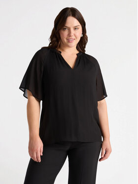 Fiorella Rubino Fiorella Rubino Bluzka 2757T002249N033 Czarny A-Line Fit