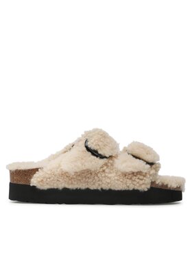 Birkenstock Birkenstock Natikače Arizona Big Buckle Shearling 1017642 Bež
