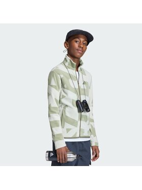 adidas adidas Polar Terrex Kids Multi Printed Full-Zip Zielony Regular Fit