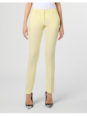PHILIPP PLEIN PHILIPP PLEIN Spodnie materiałowe 30653 Żółty Regular Fit