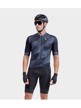 Alé Cycling Alé Cycling Koszulka rowerowa PR-R Square Czarny Fitted Fit