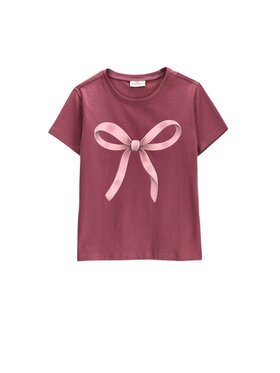 Coccodrillo Coccodrillo T-Shirt ZC6143216VGA-017 Bordowy Regular Fit