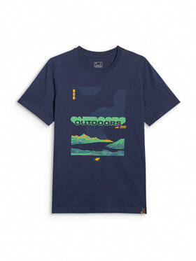 4F 4F T-Shirt MISSION READY Granatowy Regular Fit