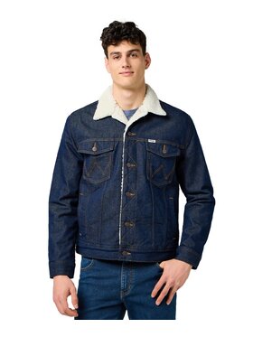 Wrangler Wrangler Giacca di jeans 112371364 Blu Regular Fit