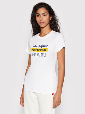 New Balance New Balance T-Shirt Sprt WT21802 Bílá Athletic Fit