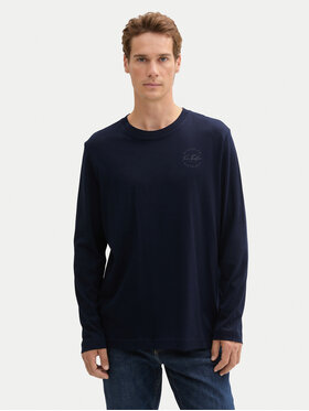 Tom Tailor Tom Tailor Longsleeve 1043992 Granatowy Regular Fit