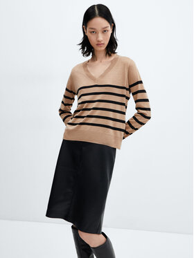 Mango Mango Svetr Luccavr 67020461 Béžová Regular Fit