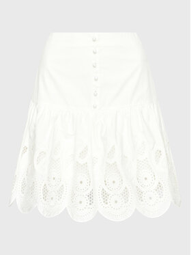 IXIAH IXIAH Spódnica mini X221-60168 Biały Regular Fit