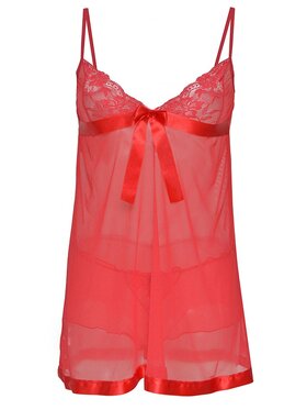 DKaren Lingerie DKaren Lingerie Komplet bielizny Atena Czerwony Classic Fit