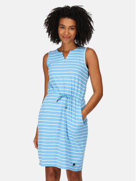 Regatta Regatta Robe d'été Fahari RWD037 Bleu Regular Fit