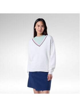 Rossignol Rossignol Sweter W Knitted V Neck Biały Regular Fit