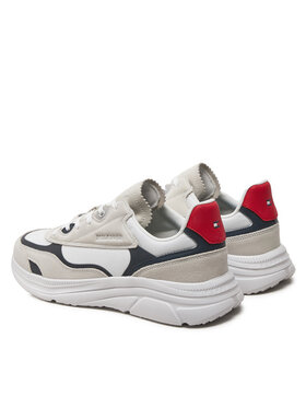 Tommy Hilfiger Tenisice Modern Runner Tech Print FM0FM05123 Bijela