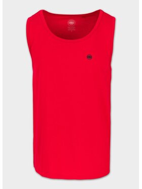 PITBULL PITBULL Tank top Tank Top męski Coolmax SCOTT M Czerwony Regular Fit