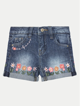 Guess Guess Дънкови шорти K5GD02 D45E0 Син Regular Fit