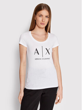 Armani Exchange Armani Exchange T-särk 8NYT70 YJ16Z 1000 Valge Slim Fit
