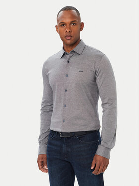 BOSS BOSS Marškiniai Mysoft 50519748 Mėlyna Slim Fit