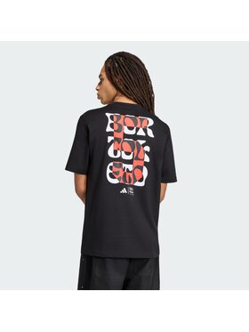 adidas adidas T-Shirt 165126 Czarny Regular Fit