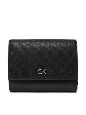 Calvin Klein Calvin Klein Portafoglio piccolo da donna Ck Daily Medium Trifold_Mono K60K612841 Nero
