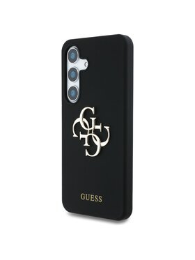 Guess Guess Etui na telefon Big 4G Logo Bottom Script Czarny