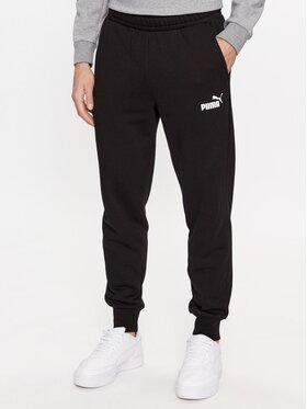 Puma Puma Teplákové nohavice Ess Logo 586714 Čierna Regular Fit