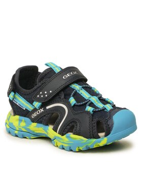 Geox Sandale J Borealis Boy J250RB014MEC0749 S Tamnoplava