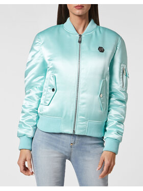 PHILIPP PLEIN PHILIPP PLEIN Bundy bomber 13711 Tyrkysová Regular Fit