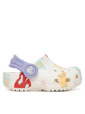 Crocs Crocs Чехли Classic Butterfly Graphic Clog T 211263 Бял