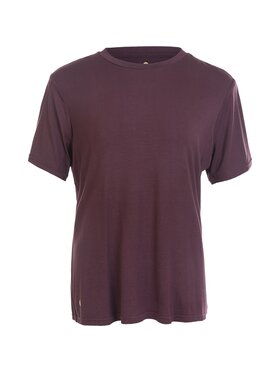 Athlecia Athlecia Koszulka techniczna Amoy S/S Bordowy Relaxed Fit