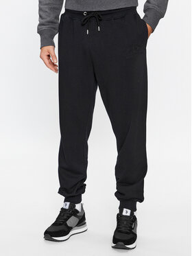 Gant Gant Sporta bikses Reg Tonal Shield Pants 2039023 Melns Regular Fit