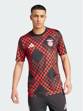 adidas adidas Koszulka techniczna Benfica Czarny Slim Fit